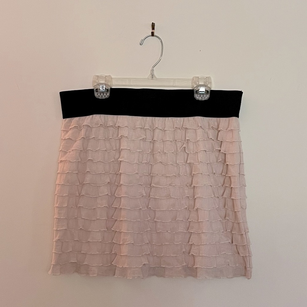Free People ruffle skirt